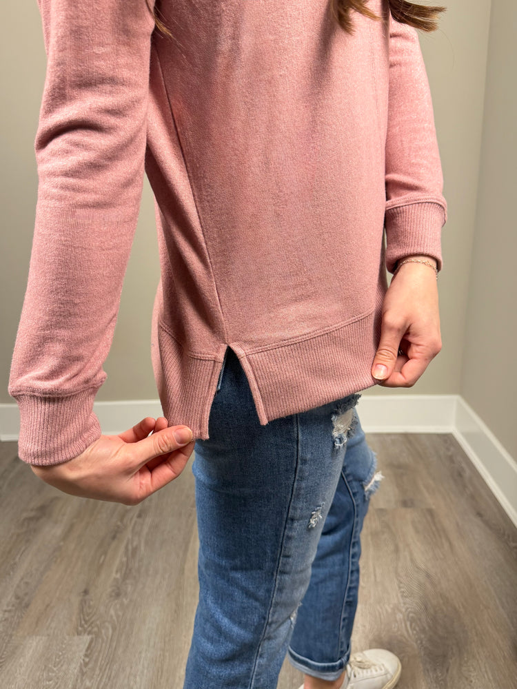 Blush Whisper - Soft Pink Sweater