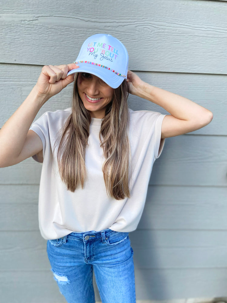 Basically Spring- Sand Short Sleeve