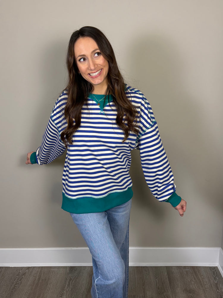 Easy Breezy Striped Top