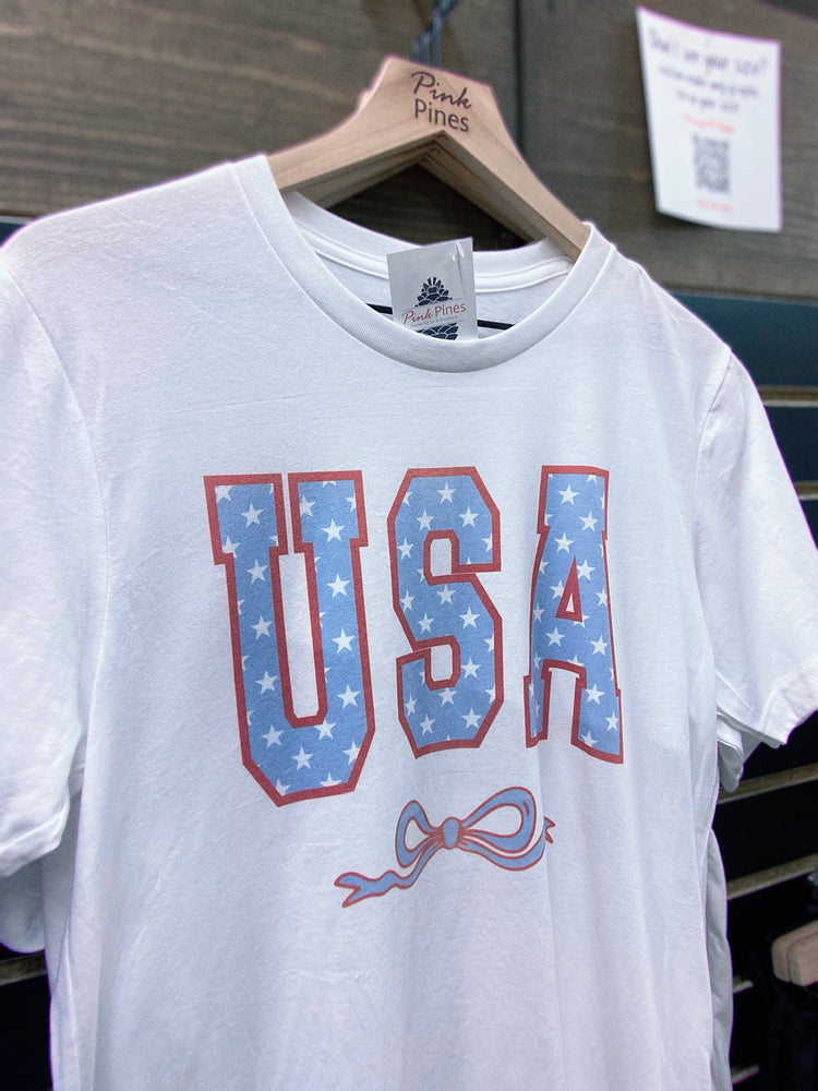 America’s Sweetheart USA & Bows -Graphic Tee