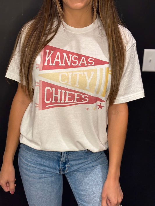 Kansas City Pennant Banner- Graphic Tee