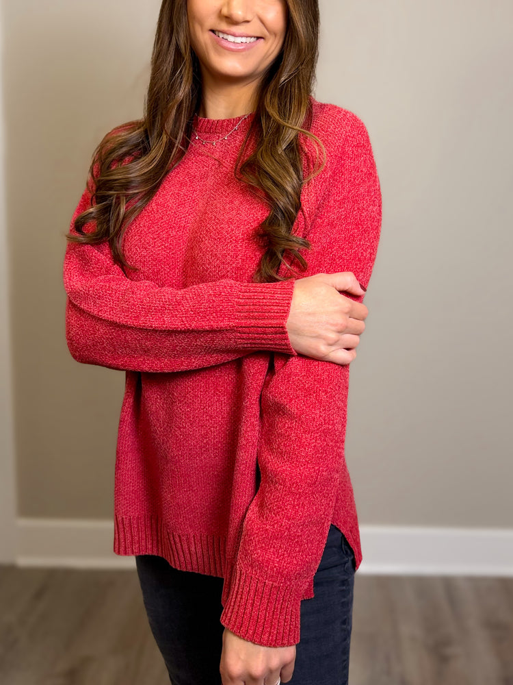 Crimson Crush Sweater