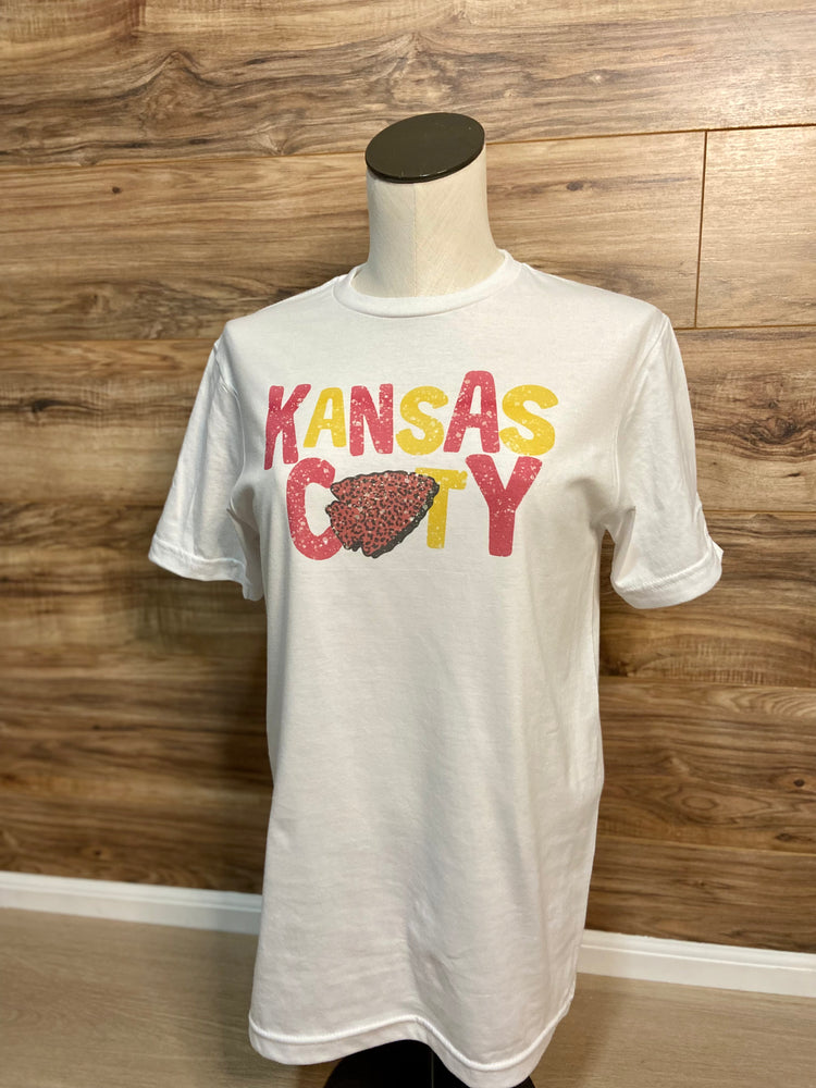 Kansas City Chiefs Distressed -Graphic Tee