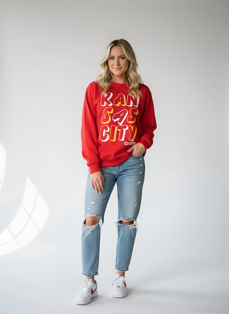 Fan-tastic Kansas City Chiefs - Graphic Crewneck