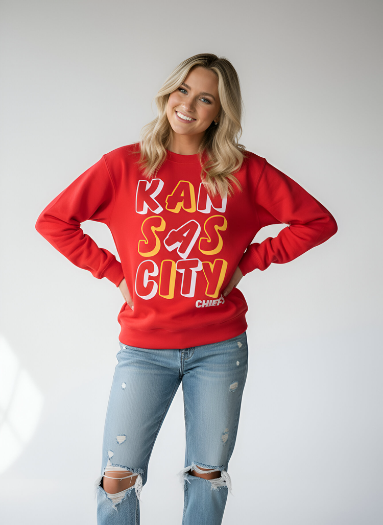 Fan-tastic Kansas City Chiefs - Graphic Crewneck