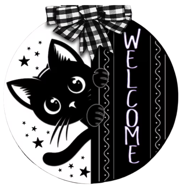 Welcome Cat- DIY Door Rounder Project