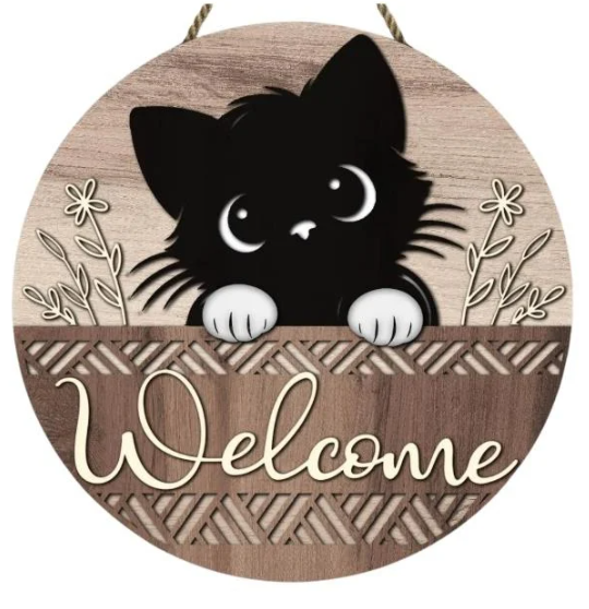 Kitty Welcome - DIY Door Rounder Project