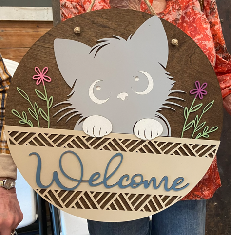 Kitty Welcome - DIY Door Rounder Project