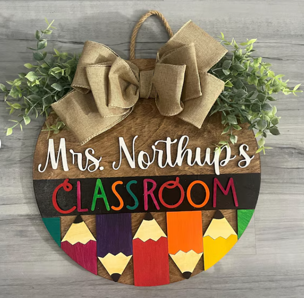 Classroom Colorful Pencils - DIY Door Rounder Project
