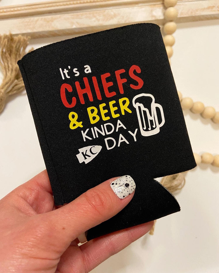 Kansas City Chiefs and Beer Kinda Day - Koozie