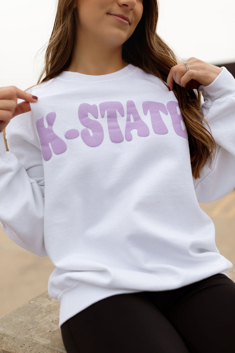 K-State Crewneck Sweatshirt - Puff Vinyl