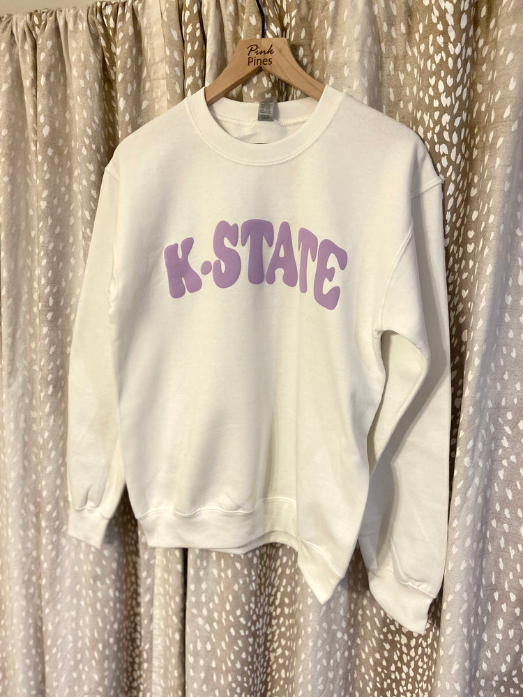 K-State Crewneck Sweatshirt - Puff Vinyl