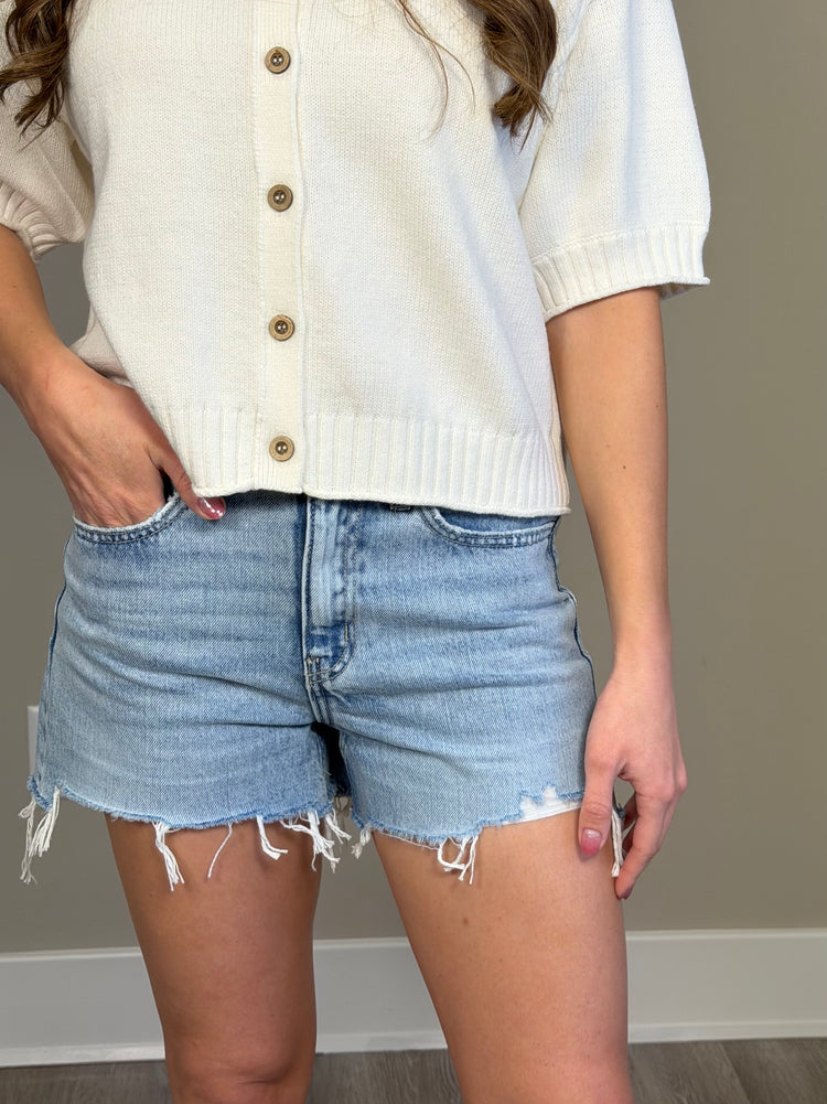 Off Duty Denim Shorts
