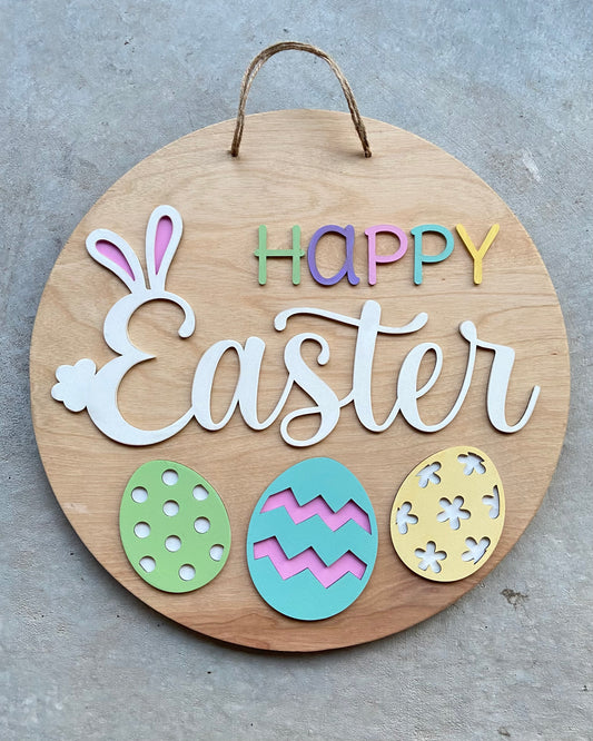 Happy Easter & Eggs- DIY Door Rounder Project