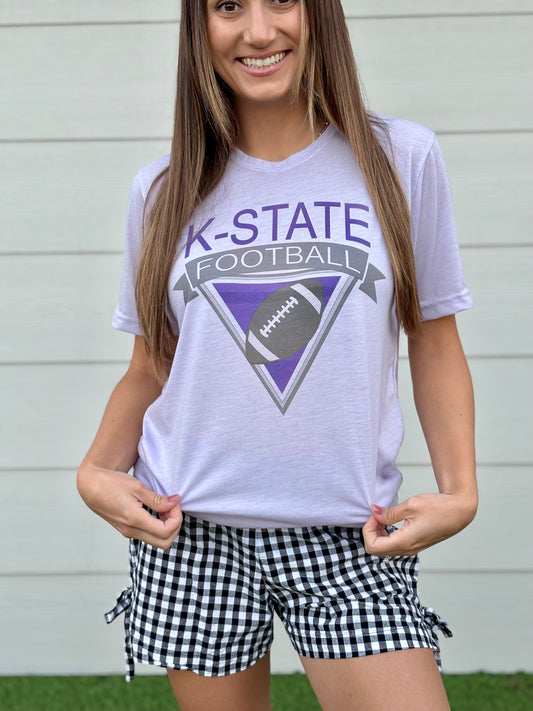 K-State Football Retro- Graphic Tee