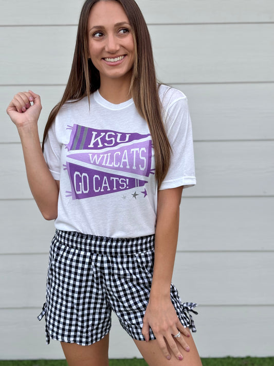 KSU Pennant Banner- Graphic Tee