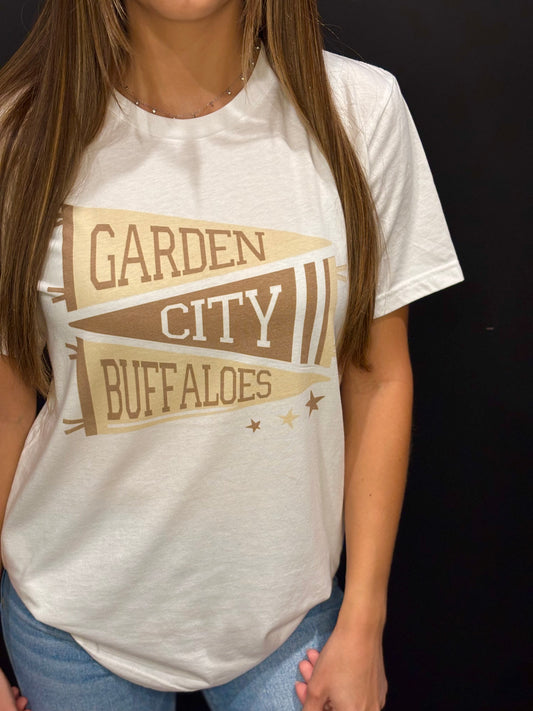 Garden City Pennant Banner- Graphic Tee