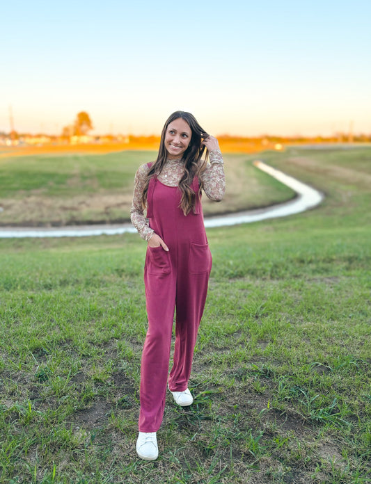 All Things Mauve - Mauve Ribbed Jumper