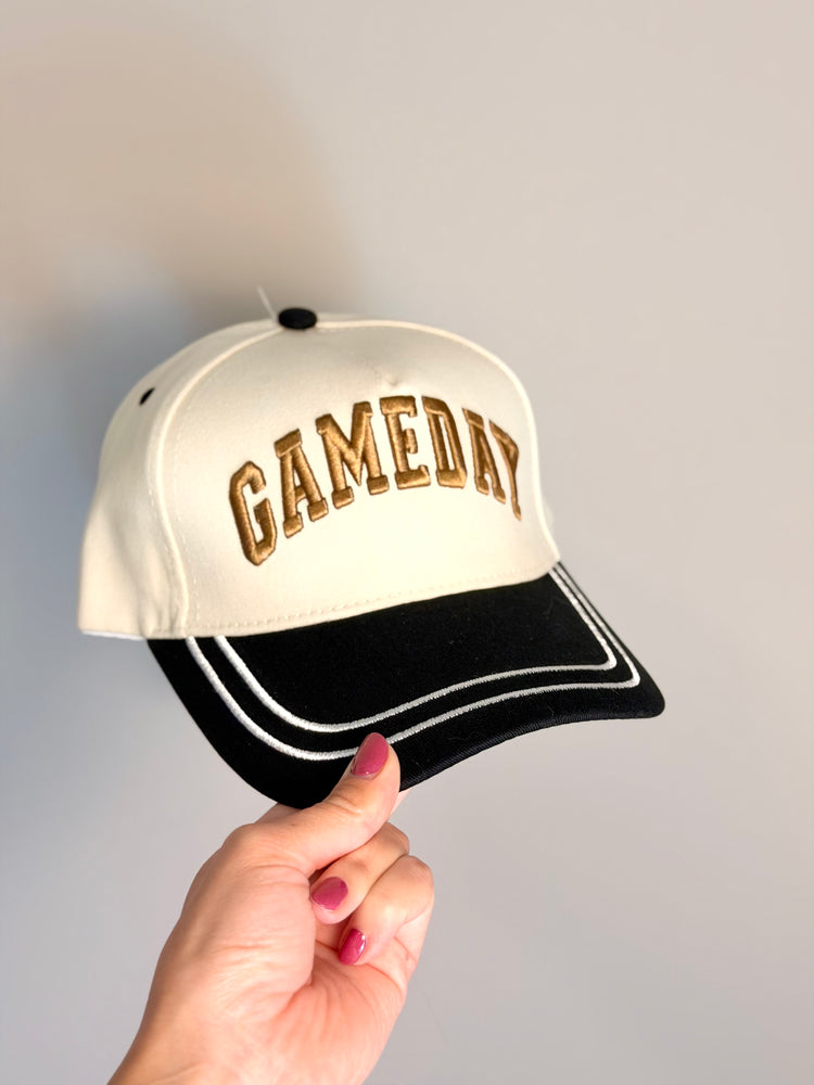 Gold & Black Neutral Game Day - Hat