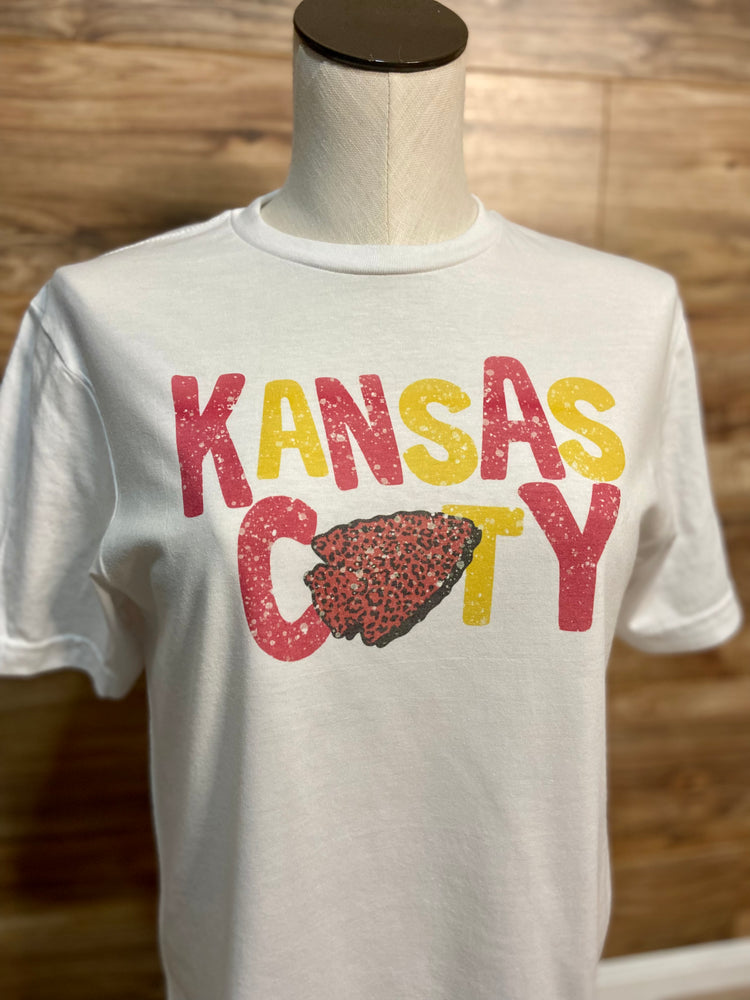 Kansas City Chiefs Distressed -Graphic Tee