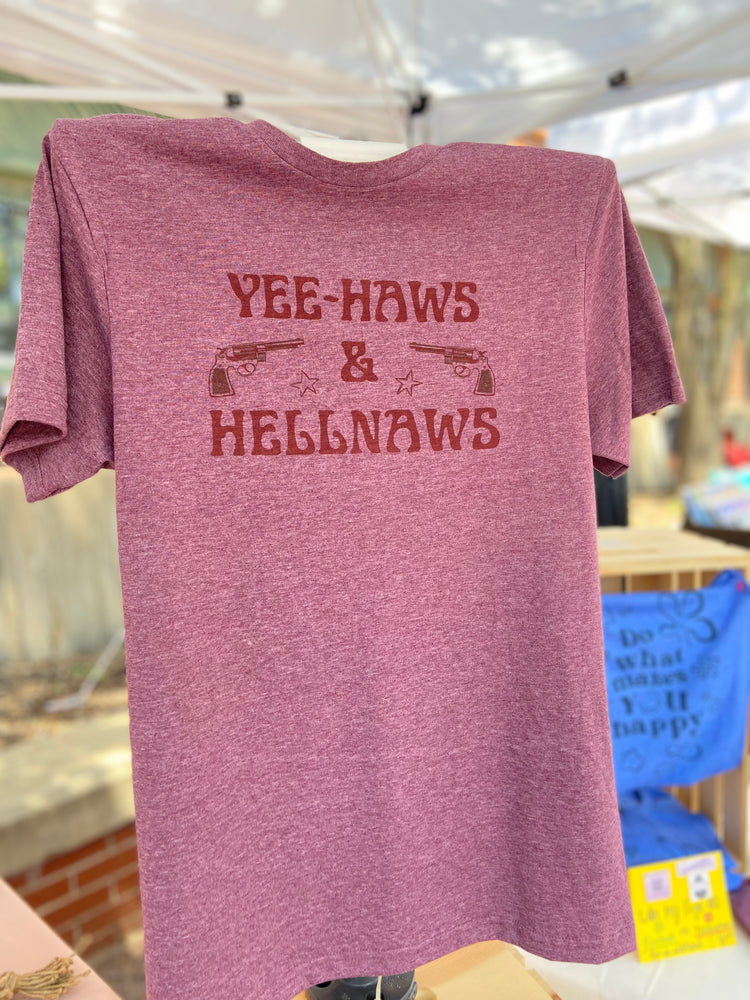Yeehaws & Hell Naws - Cowboy Graphic Tee