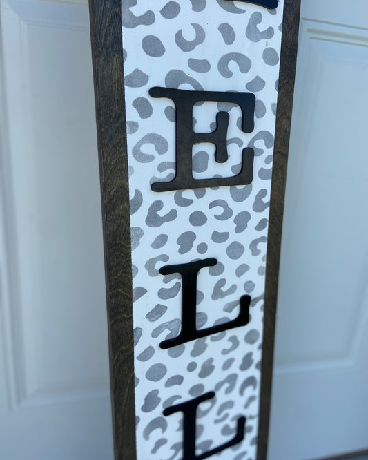 Oh Hello- DIY Porch Leaner Project