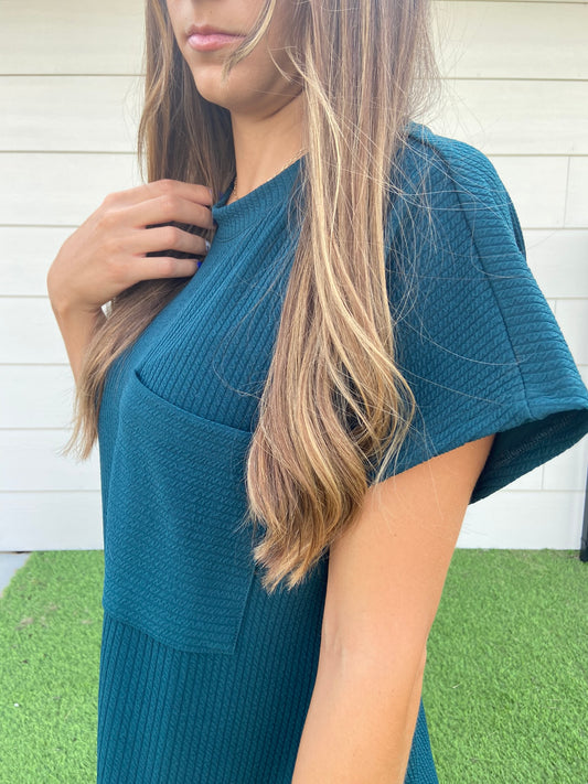 Sea Foam Green T-shirt Dress