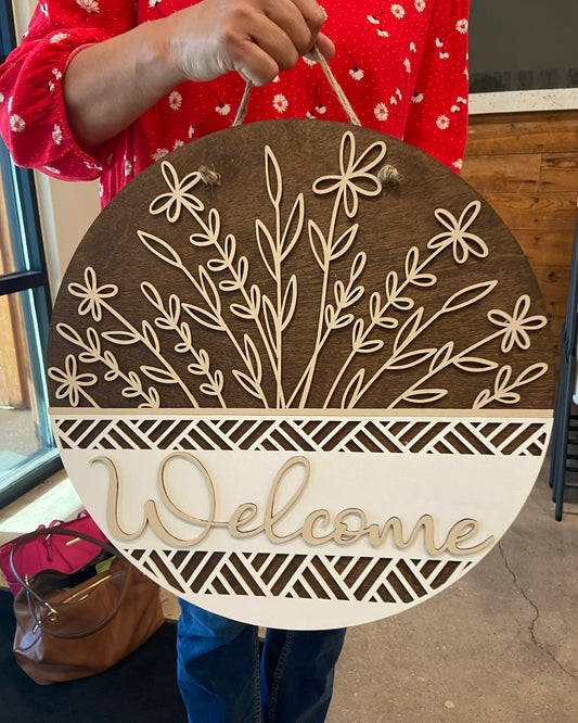 Floral Welcome - DIY Door Rounder Project