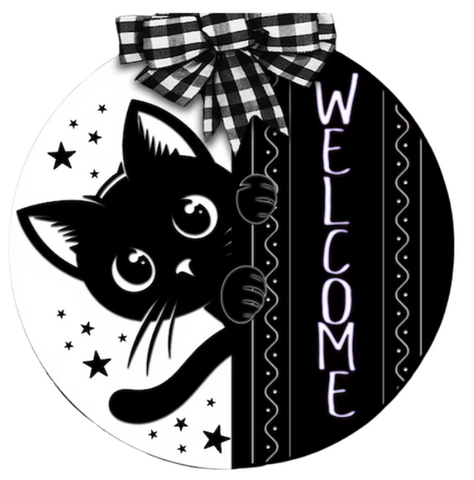 Welcome Cat- DIY Door Rounder Project