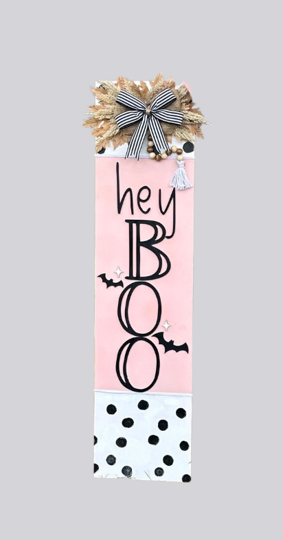 Hey Boo - DIY Porch Leaner Project