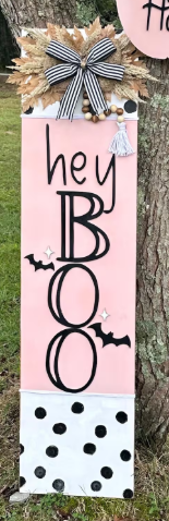 Hey Boo - DIY Porch Leaner Project
