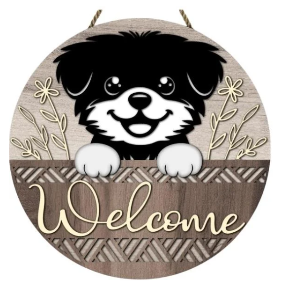 Dog Welcome - DIY Door Rounder Project