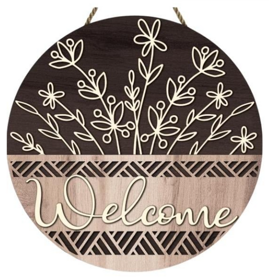 Floral Welcome - DIY Door Rounder Project