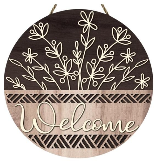 Floral Welcome - DIY Door Rounder Project