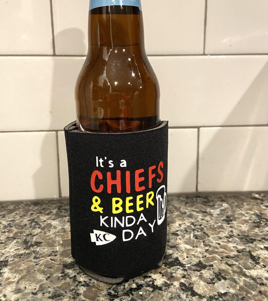 Kansas City Chiefs and Beer Kinda Day - Koozie