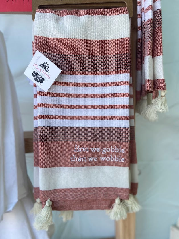 Gobble Wobble -Tea Towel